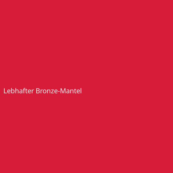 Lebhafter Bronze-Mantel