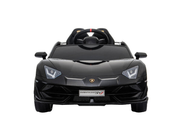Kinderfahrzeug Lamborghini Aventador SVJ - schwarz
