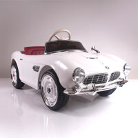 Kinderfahrzeug BMW 507 Oldtimer - weiß