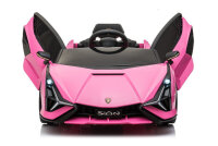 Kinderfahrzeug Lamborghini Sian - pink