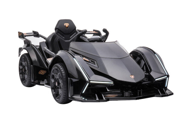 Kinderfahrzeug Lamborghini V12 Vision Gran Turismo - schwarz