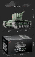 RC Panzer "KV-2" - Metallgetriebe & Metallketten