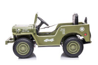 Kinderfahrzeug Offroad Militär Grün