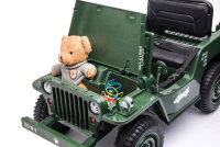 Kinderfahrzeug Offroad Militär Grün
