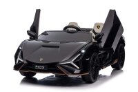 Kinderfahrzeug Lamborghini SIAN 2 Sitzer - schwarz
