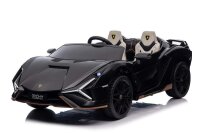 Kinderfahrzeug Lamborghini SIAN 2 Sitzer - schwarz