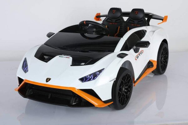 Kinderfahrzeug Lamborghini Huracan STO Drift - weiß