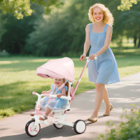 Kinder-Dreirad, wandelbarer Baby-Buggy, 5-in-1 Design,...
