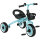 Dreirad für Kinder 2-5 Jahre, höhenverstellbarer Sitz, Klingel, Fahrradkorb, Metallrahmen, blau