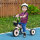 Dreirad für Kinder 2-5 Jahre, höhenverstellbarer Sitz, Klingel, Fahrradkorb, Metallrahmen, Rosa