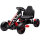 Gokart mit Pedalen, Tretauto für Kinder mit Bremse, rutschfeste Räder, Metallrahmen, 3-6 Jahre, Rot