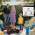 Gokart mit Pedalen, Tretauto für Kinder mit Bremse, rutschfeste Räder, Metallrahmen, 3-6 Jahre, Rot