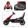Go Kart Pedal Go Kart Rückwärts-uns Vorwärtsgang, für Kinder von 3 bis 8 Jahren, rot