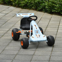 Gokart Tretauto mit Handbremse, verstellbarem Sitz,...