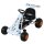 Gokart Tretauto mit Handbremse, verstellbarem Sitz, Pedal, Vor- und Rückwärtsgang, Kettcar Tretfahrzeug Kinderfahrzeug Kinderspielzeug Pedal-Gokart für Kinder ab 3 Jahren Hellblau