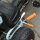 Gokart Tretauto mit Handbremse, verstellbarem Sitz, Pedal, Vor- und Rückwärtsgang, Kettcar Tretfahrzeug Kinderfahrzeug Kinderspielzeug Pedal-Gokart für Kinder ab 3 Jahren Hellblau