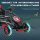Kinder-Gokart, mit Pedalen, verstellbarem Sitz, In- und Outdoor, ab 5 Jahren, Rot+schwarz, 121 x 58 x 61 cm