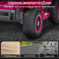 Elektrisches Quad Bike für Kinder, batteriebetrieben, fährt vorwärts und rückwärts, LED-Lichter, 18-36 Monate, Rosa