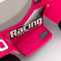 Elektrisches Quad Bike für Kinder, batteriebetrieben, fährt vorwärts und rückwärts, LED-Lichter, 18-36 Monate, Rosa