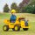 Elektro-Kinderbagger, Caterpillar Kipplaster, 3-5 km/h, mit Fernsteuerung, 3-6 Jahre, gelb