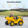 Elektro-Kinderbagger, Caterpillar Kipplaster, 3-5 km/h, mit Fernsteuerung, 3-6 Jahre, gelb
