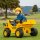 Elektro-Kinderbagger, Caterpillar Kipplaster, 3-5 km/h, mit Fernsteuerung, 3-6 Jahre, gelb