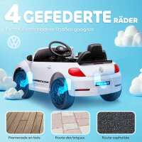 Kinderfahrzeug VW Käfer, weiß