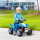 Elektro-Kinderquad, LED-Licht, Hupe, breite Reifen, bequemer Sitz, rutschfeste Griffe, Blau