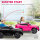 Elektroauto für Kinder, 12V Kinderauto mit Fernbedienung, LED-Lichter, Musik, 3 Geschwindigkeiten, 3-6 Jahre, Rosa