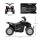 Elektroquad, Kinderquad, 2,8 km/h, LED-Scheinwerfer, für 1,5-3 Jahre, schwarz, 65,5 x 38,5 x 43,5cm
