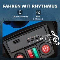 Kinder-Elektro-Quad, 24V Elektro-Fahrzeug mit 4 Rädern, Scheinwerfer, USB-Anschluss, MP3-Funktion, 6,5 km/h, 3-8 Jahre