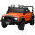 Kinder-Elektroauto, 12V Batterie-Betrieb, Fernbedienung, Musik-Funktion, Hupe, LED-Lichter, orange