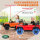 Kinder-Elektroauto, 12V Batterie-Betrieb, Fernbedienung, Musik-Funktion, Hupe, LED-Lichter, orange