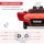 Audi Kinder Elektroauto 12V mit 2,4G Fernbedienung, Musik, Hupe, Elektrofahrzeug mit LED-Leuchte, USB/MP3-Anschluss, Rückwärtsfunktion, für Kinder 3-5 Jahre, rot