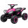 Elektro Kinderquad, 3-6 km/h, Licht/Musik, für 3-5 Jahre, bis 25kg, Rosa/Schwarz