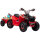 Elektro-Kinderquad mit Anhänger, 2,5 km/h, 50 Minuten Fahrtzeit, für 1,5 bis 3 Jahre, bis 25 kg, rot