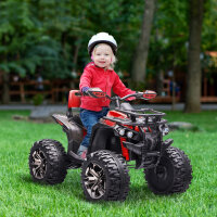 Elektro-Kinderquad, 3-8 km/h, 45 Min. Betriebszeit, LED-Scheinwerfer, Musikplayer mit USB, für Kinder 3 bis 5 Jahre