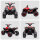 Elektro-Kinderquad, LED-Scheinwerfer, MP3-Player, Stoßdämpfer, ergonomischer Sitz, Rot+Schwarz