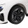 Kinder-Elektroauto Audi RS e-tron GT mit Sicherheitsgurt, Fernbedienung, Scheinwerfern, Musikfunktion, weiß, 103 x 58 x 41cm
