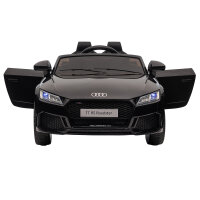 Kinder-Elektroauto Audi, mit 2,4G Fernbedienung, Musik, Hupe, LED, USB, für Kinder 3-5 Jahre, Schwarz