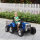 Kinder-Elektroauto mit Anhänger, Fernbedienung, Scheinwerfer, 3-6 km/h, für 3-6 Jahre, Blau