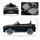 Kinderauto, aufladbarer Akku, 3-5 km/h, mit Fernbedienung, Multimedia-Player, schwarz