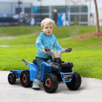 Kinderquad, aufladbar, 2,5 km/h, mit Anhänger, 50...