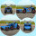 Kinderquad, aufladbar, 2,5 km/h, mit Anhänger, 50 Min. Fahrzeit, für Kinder 1,5 bis 3 Jahre, Blau