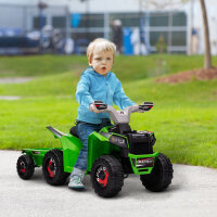 Kinderquad, aufladbar, 2,5 km/h, mit Anhänger, 50...