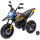 12V Kinder-Motorrad mit Stützrädern, LED-Lichtern, Musik, USB, Elektro-Motorrad für Jungen und Mädchen, Gelb