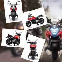 Elektro-Kindermotorrad, Honda, 3 km/h, Musik & Licht, 3-6 Jahre, bis 30 kg, Rot