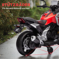 Elektro-Kindermotorrad, Honda, 3 km/h, Musik & Licht, 3-6 Jahre, bis 30 kg, Rot