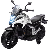 Elektro-Kindermotorrad, Honda, 3 km/h, Musik & Licht, 3-6 Jahre, bis 30 kg, Weiß