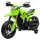 Elektro-Motorrad für Kinder, 6V Batterie-Antrieb, Stützräder, Hupe, Startgeräusch, 3-8 Jahre, Grün